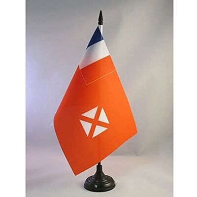 AZ FLAG Drapeau De Table Wallis et Futuna 21x14 cm Petit Drapeau Wallisien Futunien De Bureau 100% Polyester Avec Hampe De 25cm Et Socle En Plastique Noir - Publicité AZ FLAG Drapeau De Table Wallis et Futuna 21x14 cm Petit Drapeau Wallisien Futunien De Bureau 100% Polyester Avec Hampe De 25cm Et Socle En Plastique Noir - Publicité
