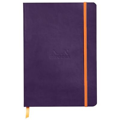 Rhodia 117823C Carnet Souple AUBERGINE A5 14,8 x 21 cm ligné 160 pages - Publicité Rhodia 117823C Carnet Souple AUBERGINE A5 14,8 x 21 cm ligné 160 pages - Publicité