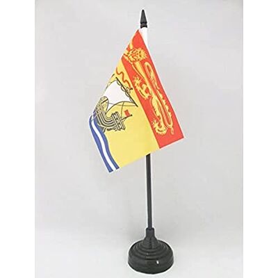 AZ FLAG Drapeau De Table Nouveau-Brunswick 15x10 cm Mini Drapeau Du Nouveau-Brunswick De Bureau 100% Polyester Avec Hampe De 25cm Et Socle En Plastique Noir - Publicité AZ FLAG Drapeau De Table Nouveau-Brunswick 15x10 cm Mini Drapeau Du Nouveau-Brunswick De Bureau 100% Polyester Avec Hampe De 25cm Et Socle En Plastique Noir - Publicité
