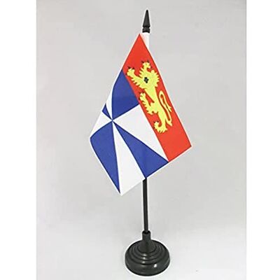 AZ FLAG Drapeau De Table Gironde 15x10 cm Mini Drapeau Du Département Girondin De Bureau 100% Polyester Avec Hampe De 25cm Et Socle En Plastique Noir - Publicité AZ FLAG Drapeau De Table Gironde 15x10 cm Mini Drapeau Du Département Girondin De Bureau 100% Polyester Avec Hampe De 25cm Et Socle En Plastique Noir - Publicité