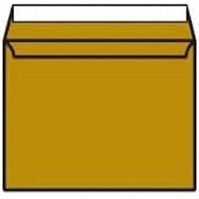Blake C5 Lot de 250 enveloppes avec patte autocollante Doré métallique 130 g/m² - Publicité Blake C5 Lot de 250 enveloppes avec patte autocollante Doré métallique 130 g/m² - Publicité