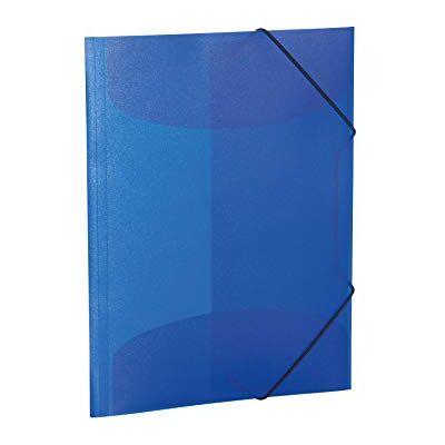 HERMA Chemises à élastique Translucide en Bleu foncé, A3, plastique robuste, avec 3 rabats intérieurs, 1 porteé de chemise - Publicité HERMA Chemises à élastique Translucide en Bleu foncé, A3, plastique robuste, avec 3 rabats intérieurs, 1 porteé de chemise - Publicité
