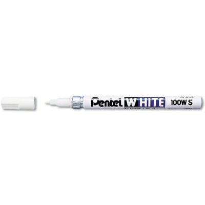 Pentel 100 WS Marqueur peinture Indélébile à Pointe conique fine Blanc - Publicité Pentel 100 WS Marqueur peinture Indélébile à Pointe conique fine Blanc - Publicité
