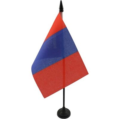 AZ FLAG Drapeau De Table Mongolie 15x10 cm Mini Drapeau Mongol De Bureau 100% Polyester Avec Hampe De 25cm Et Socle En Plastique Noir - Publicité AZ FLAG Drapeau De Table Mongolie 15x10 cm Mini Drapeau Mongol De Bureau 100% Polyester Avec Hampe De 25cm Et Socle En Plastique Noir - Publicité