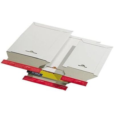 Colompac pochette blanche en carton compact, FSCR, 24,5 x 34,5 cm, pour format A4+, par 20 - Publicité Colompac pochette blanche en carton compact, FSCR, 24,5 x 34,5 cm, pour format A4+, par 20 - Publicité