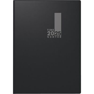 BRUNNEN Agenda de poche TimeCenter modèle 728 (2025), 2 pages = 1 semaine, format A6, 352 pages, couverture en plastique, noir - Publicité BRUNNEN Agenda de poche TimeCenter modèle 728 (2025), 2 pages = 1 semaine, format A6, 352 pages, couverture en plastique, noir - Publicité