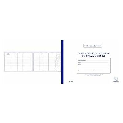 Elve REGISTRE DES ACCIDENTS DU TRAVAIL BENINS 210 X 297 20 PAGES - Publicité Elve REGISTRE DES ACCIDENTS DU TRAVAIL BENINS 210 X 297 20 PAGES - Publicité