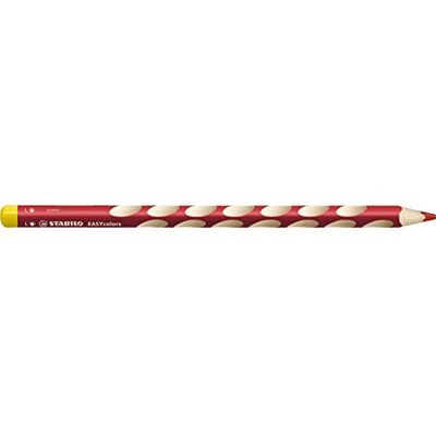 Crayon de Couleur STABILO EASYcolors - Rouge - Ergonomique pour enfants - Publicité Crayon de Couleur STABILO EASYcolors - Rouge - Ergonomique pour enfants - Publicité