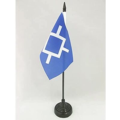 AZ FLAG Drapeau De Table Cheyennes amérindien 15x10 cm Mini Drapeau Cheyenne De Bureau 100% Polyester Avec Hampe De 25cm Et Socle En Plastique Noir - Publicité AZ FLAG Drapeau De Table Cheyennes amérindien 15x10 cm Mini Drapeau Cheyenne De Bureau 100% Polyester Avec Hampe De 25cm Et Socle En Plastique Noir - Publicité