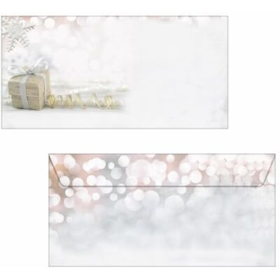 Sigel Du135 Paquet de 50 Enveloppes Dans Les Tons 90 G Or/Argent - Publicité Sigel Du135 Paquet de 50 Enveloppes Dans Les Tons 90 G Or/Argent - Publicité