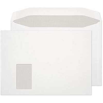 Blake Everyday enveloppe C4 (22.9 x 32.4cm) avec fenêtre lot de 250 unités 100 GSM enveloppes blanches gommées certifié PEFC et écologique pack múltiple papeterie Modèle 37710 - Publicité Blake Everyday enveloppe C4 (22.9 x 32.4cm) avec fenêtre lot de 250 unités 100 GSM enveloppes blanches gommées certifié PEFC et écologique pack múltiple papeterie Modèle 37710 - Publicité