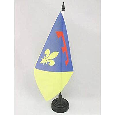 AZ FLAG Drapeau De Table Var 21x14 cm Petit Drapeau Du Département Du Var De Bureau 100% Polyester Avec Hampe De 25cm Et Socle En Plastique Noir - Publicité AZ FLAG Drapeau De Table Var 21x14 cm Petit Drapeau Du Département Du Var De Bureau 100% Polyester Avec Hampe De 25cm Et Socle En Plastique Noir - Publicité