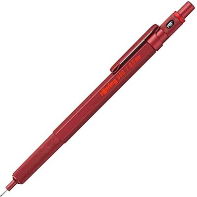 Rotring 600 Portemine mécanique 0,5 mm Rouge - Publicité Rotring 600 Portemine mécanique 0,5 mm Rouge - Publicité