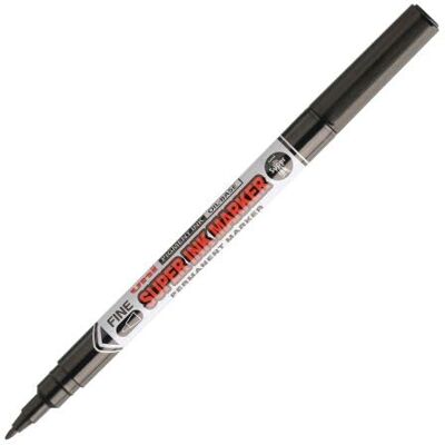 uni-ball marcador permanente PNA125 SUPER INK MARKER.Punta fina.Trazo 0,9 mm.Negro REF. PNA125200 - Publicité uni-ball marcador permanente PNA125 SUPER INK MARKER.Punta fina.Trazo 0,9 mm.Negro REF. PNA125200 - Publicité