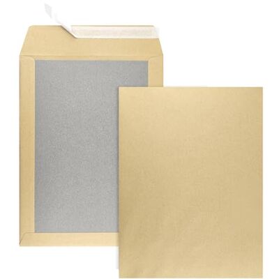 Netuno 10 enveloppes brunes à dos cartonné C4 229 x 324 mm 400g pochettes dos carton rigide enveloppes d'expédition A4 pochettes d'expédition pour envoi documents - Publicité Netuno 10 enveloppes brunes à dos cartonné C4 229 x 324 mm 400g pochettes dos carton rigide enveloppes d'expédition A4 pochettes d'expédition pour envoi documents - Publicité