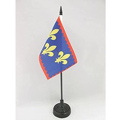 AZ FLAG Drapeau De Table Province du Berry 15x10 cm Mini Drapeau Du Berri Français De Bureau 100% Polyester Avec Hampe De 25cm Et Socle En Plastique Noir - Publicité AZ FLAG Drapeau De Table Province du Berry 15x10 cm Mini Drapeau Du Berri Français De Bureau 100% Polyester Avec Hampe De 25cm Et Socle En Plastique Noir - Publicité