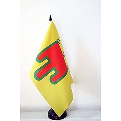AZ FLAG Drapeau De Table Auvergne 21x14 cm Petit Drapeau Auvergnat De Bureau 100% Polyester Avec Hampe De 25cm Et Socle En Plastique Noir - Publicité AZ FLAG Drapeau De Table Auvergne 21x14 cm Petit Drapeau Auvergnat De Bureau 100% Polyester Avec Hampe De 25cm Et Socle En Plastique Noir - Publicité