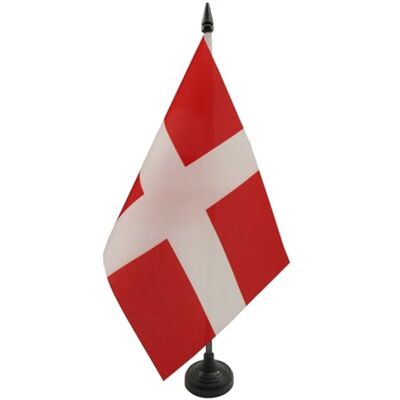 AZ FLAG Drapeau De Table Savoie 21x14 cm Petit Drapeau Savoyard De Bureau 100% Polyester Avec Hampe De 25cm Et Socle En Plastique Noir - Publicité AZ FLAG Drapeau De Table Savoie 21x14 cm Petit Drapeau Savoyard De Bureau 100% Polyester Avec Hampe De 25cm Et Socle En Plastique Noir - Publicité