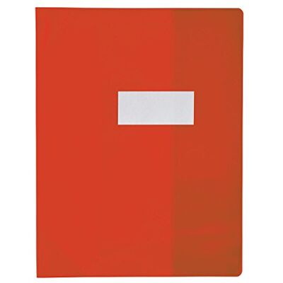 Elba Protège-cahier PVC 150 Strong Line 17x22 cm Translucide rouge - Publicité Elba Protège-cahier PVC 150 Strong Line 17x22 cm Translucide rouge - Publicité