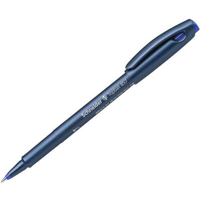 Schneider Druckluft Schneider Topball 857 Roller Pointe ultra fine Bleu (Vendu par Pièce) - Publicité Schneider Druckluft Schneider Topball 857 Roller Pointe ultra fine Bleu (Vendu par Pièce) - Publicité