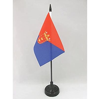 AZ FLAG Drapeau De Table Lanzarote 15x10 cm Mini Drapeau De Lancerotte De Bureau 100% Polyester Avec Hampe De 25cm Et Socle En Plastique Noir - Publicité AZ FLAG Drapeau De Table Lanzarote 15x10 cm Mini Drapeau De Lancerotte De Bureau 100% Polyester Avec Hampe De 25cm Et Socle En Plastique Noir - Publicité