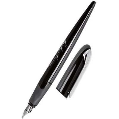 Online Stylo de calligraphie Air Noir, Pointe de calligraphie 1,4 mm, pour cartouches d'encre standard ou convertisseur, cartouche bleue incluse, pour droitier/gaucher - Publicité Online Stylo de calligraphie Air Noir, Pointe de calligraphie 1,4 mm, pour cartouches d'encre standard ou convertisseur, cartouche bleue incluse, pour droitier/gaucher - Publicité