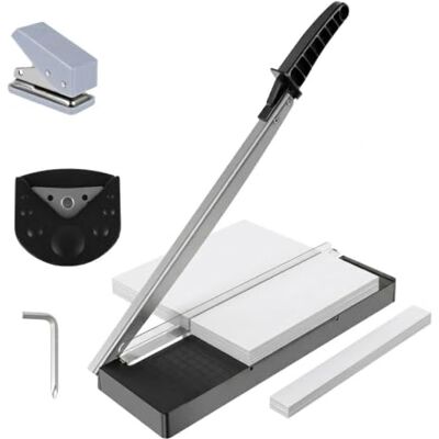 Fevorticity A4 Massicot, Outil de Scrapbooking Couper Papier et Photo, Coupe Papier à Guillotine de Précision Peut Couper Jusqu'à 10 Feuilles (Gris foncé) - Publicité Fevorticity A4 Massicot, Outil de Scrapbooking Couper Papier et Photo, Coupe Papier à Guillotine de Précision Peut Couper Jusqu'à 10 Feuilles (Gris foncé) - Publicité