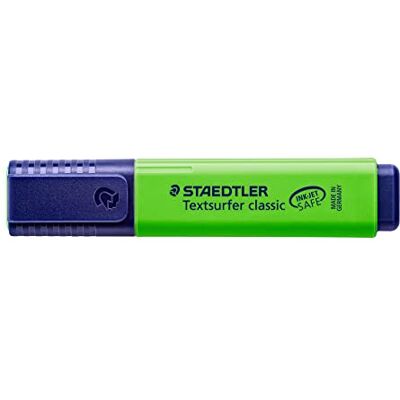 Staedtler 364-5 Evidenziatore, couleur vert lot de 10 - Publicité Staedtler 364-5 Evidenziatore, couleur vert lot de 10 - Publicité