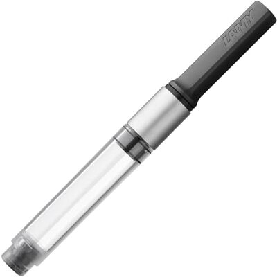 Lamy Convertisseur Z27 noir pour stylos plume imporium, dialog, logo, aion, st, cp 1, studio, scala à utiliser avec des bouteilles d'encre remplace les cartouches d'encre - Publicité Lamy Convertisseur Z27 noir pour stylos plume imporium, dialog, logo, aion, st, cp 1, studio, scala à utiliser avec des bouteilles d'encre remplace les cartouches d'encre - Publicité