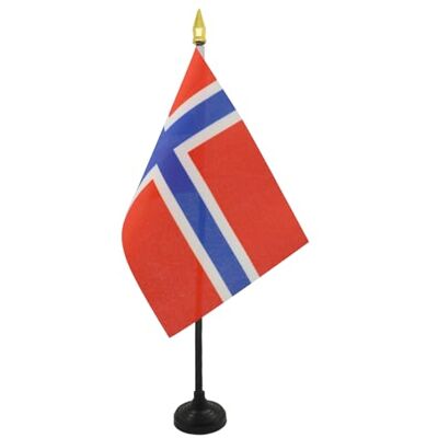 AZ FLAG Mini Drapeau Norvège De Table 15x10 cm Drapeau Norvégien De Bureau 100% Polyester Avec Hampe Pointe Dorée 25cm - Publicité AZ FLAG Mini Drapeau Norvège De Table 15x10 cm Drapeau Norvégien De Bureau 100% Polyester Avec Hampe Pointe Dorée 25cm - Publicité