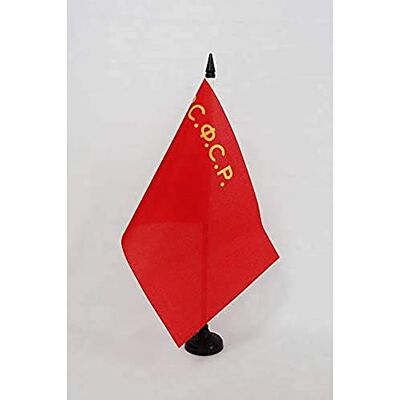 AZ FLAG Drapeau De Table Russie RSFSR 1927-1937 21x14 cm Petit Drapeau De La Rsfs Russe De Bureau 100% Polyester Avec Hampe De 25cm Et Socle En Plastique Noir - Publicité AZ FLAG Drapeau De Table Russie RSFSR 1927-1937 21x14 cm Petit Drapeau De La Rsfs Russe De Bureau 100% Polyester Avec Hampe De 25cm Et Socle En Plastique Noir - Publicité