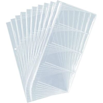 Durable 238719 Visifix Pochette Transparente 8 Cartes Compatible Reliure à Anneaux Sachet de 10 - Publicité Durable 238719 Visifix Pochette Transparente 8 Cartes Compatible Reliure à Anneaux Sachet de 10 - Publicité