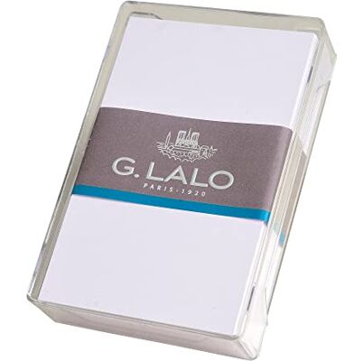 G. Lalo 16300L Cartes de Visite - Bristol, 80 pcs, 320g, Cristal - Publicité G. Lalo 16300L Cartes de Visite - Bristol, 80 pcs, 320g, Cristal - Publicité