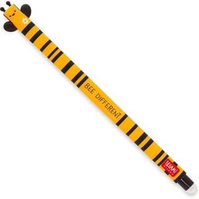 LEGAMI Stylo gel effaçable, abeille, encre thermosensible, diamètre de pointe 0,7 mm, longueur 15 cm, encre noire - Publicité LEGAMI Stylo gel effaçable, abeille, encre thermosensible, diamètre de pointe 0,7 mm, longueur 15 cm, encre noire - Publicité