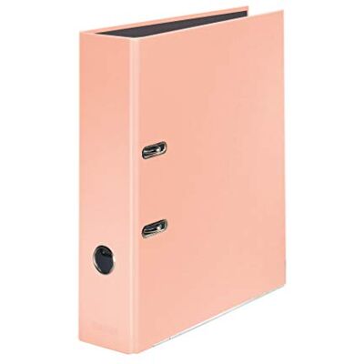 FALKEN PastellColor Classeur à anneaux en plastique avec fente Orange pêche Largeur 8 cm Format A4 - Publicité FALKEN PastellColor Classeur à anneaux en plastique avec fente Orange pêche Largeur 8 cm Format A4 - Publicité