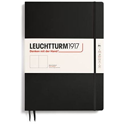 LEUCHTTURM1917 330754 Carnet master slim A4+ 121 pages numérotées Noir - Publicité LEUCHTTURM1917 330754 Carnet master slim A4+ 121 pages numérotées Noir - Publicité