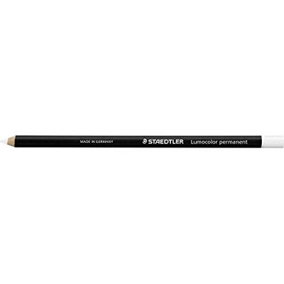 Staedtler Marqueur à sec Glasochrom Lumocolor permanent Blanc à l'unité - Publicité Staedtler Marqueur à sec Glasochrom Lumocolor permanent Blanc à l'unité - Publicité
