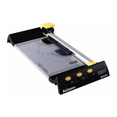 Fellowes Electron A4 Rotary Paper Trimmer 5410401 Rogneuse 10 feuilles Noir Lot de 4 - Publicité Fellowes Electron A4 Rotary Paper Trimmer 5410401 Rogneuse 10 feuilles Noir Lot de 4 - Publicité