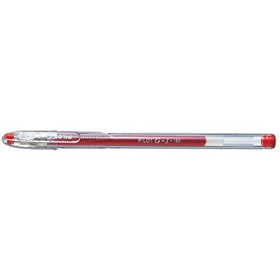 PILOT G-1 Stylo roller à encre gel Pointe fine 0,5 mm Encre rouge (chacun) - Publicité PILOT G-1 Stylo roller à encre gel Pointe fine 0,5 mm Encre rouge (chacun) - Publicité