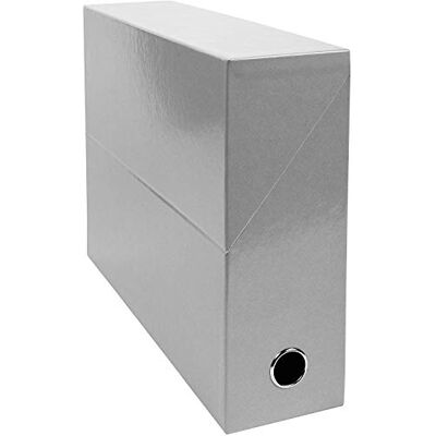 Exacompta Boîte Transfert Iderama Papier A4 Dos 90 mm Gris - Publicité Exacompta Boîte Transfert Iderama Papier A4 Dos 90 mm Gris - Publicité