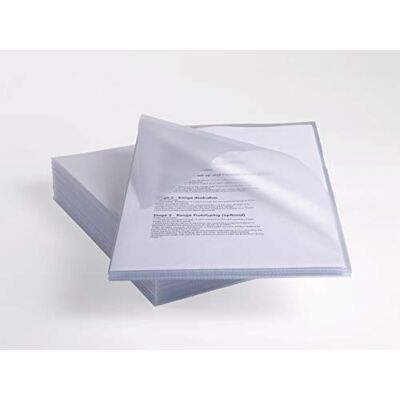 Rexel 2102211 Pack de 25 Chemises anti glisse A4 Transparent - Publicité Rexel 2102211 Pack de 25 Chemises anti glisse A4 Transparent - Publicité