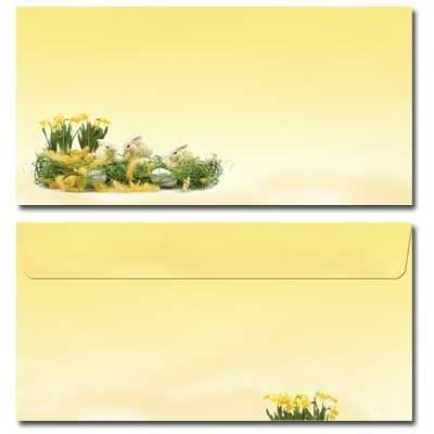 Paper-Media Enveloppes à motifs SALUTATIONS DE PÂQUES, 10 DIN LONG (110x220 mm) enveloppes sans fenêtre, avec bandes autocollantes - Publicité Paper-Media Enveloppes à motifs SALUTATIONS DE PÂQUES, 10 DIN LONG (110x220 mm) enveloppes sans fenêtre, avec bandes autocollantes - Publicité