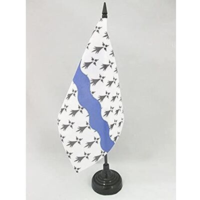 AZ FLAG Drapeau De Table Loire-Atlantique 21x14 cm Petit Drapeau Du Département De Loire-Atlantique De Bureau 100% Polyester Avec Hampe De 25cm Et Socle En Plastique Noir - Publicité AZ FLAG Drapeau De Table Loire-Atlantique 21x14 cm Petit Drapeau Du Département De Loire-Atlantique De Bureau 100% Polyester Avec Hampe De 25cm Et Socle En Plastique Noir - Publicité