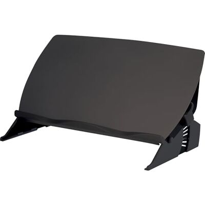 Fellowes Porte-documents incliné Easy Glide, support d'écriture, angle ajustable, compartiment de rangement, noir/gris - Publicité Fellowes Porte-documents incliné Easy Glide, support d'écriture, angle ajustable, compartiment de rangement, noir/gris - Publicité