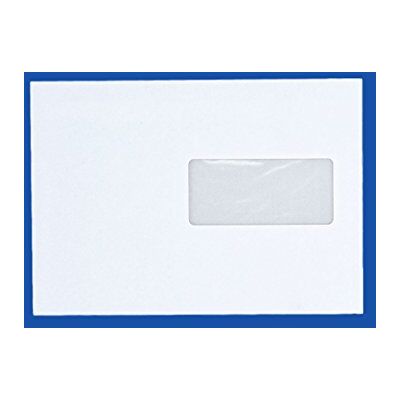 UNIVERS GRAPHIQUE 50 enveloppes courrier A5 avec fenêtre C5 papier velin blanc 90g format 162 x 229 mm une enveloppe blanche avec fermeture bande adhésive autocollante siliconnée - Publicité UNIVERS GRAPHIQUE 50 enveloppes courrier A5 avec fenêtre C5 papier velin blanc 90g format 162 x 229 mm une enveloppe blanche avec fermeture bande adhésive autocollante siliconnée - Publicité
