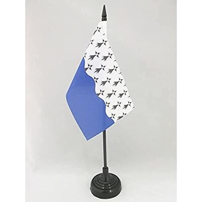 AZ FLAG Drapeau De Table Morbihan 15x10 cm Mini Drapeau Du Département Du Morbihan De Bureau 100% Polyester Avec Hampe De 25cm Et Socle En Plastique Noir - Publicité AZ FLAG Drapeau De Table Morbihan 15x10 cm Mini Drapeau Du Département Du Morbihan De Bureau 100% Polyester Avec Hampe De 25cm Et Socle En Plastique Noir - Publicité