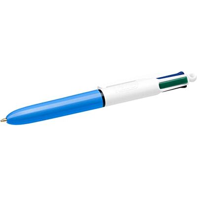 BIC 40616 Standard Stylo-bille 4S Min I pointe moyenne encre classique rétractable rechargeable Assorties - Publicité BIC 40616 Standard Stylo-bille 4S Min I pointe moyenne encre classique rétractable rechargeable Assorties - Publicité