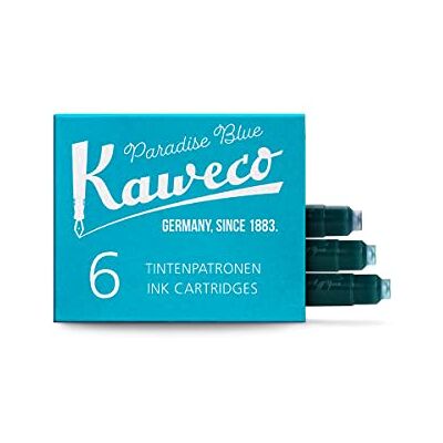 Kaweco Lot de 6 cartouches d'encre - Publicité Kaweco Lot de 6 cartouches d'encre - Publicité