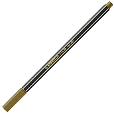 Stylos-feutres métalliques STABILO Pen 68 or - Pack de 10 - Publicité Stylos-feutres métalliques STABILO Pen 68 or - Pack de 10 - Publicité