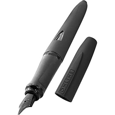 Online Switch Expert stylo plume F avec embout tactile pour tablettes et smartphones, stylo multifonction, plume iridium EF, noir, fine - Publicité Online Switch Expert stylo plume F avec embout tactile pour tablettes et smartphones, stylo multifonction, plume iridium EF, noir, fine - Publicité